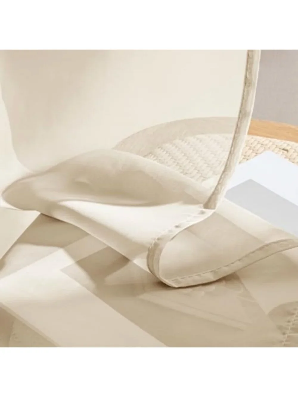 Elegant Butter Cream Sheer Curtains, 84